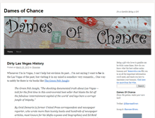 Tablet Screenshot of damesofchance.com